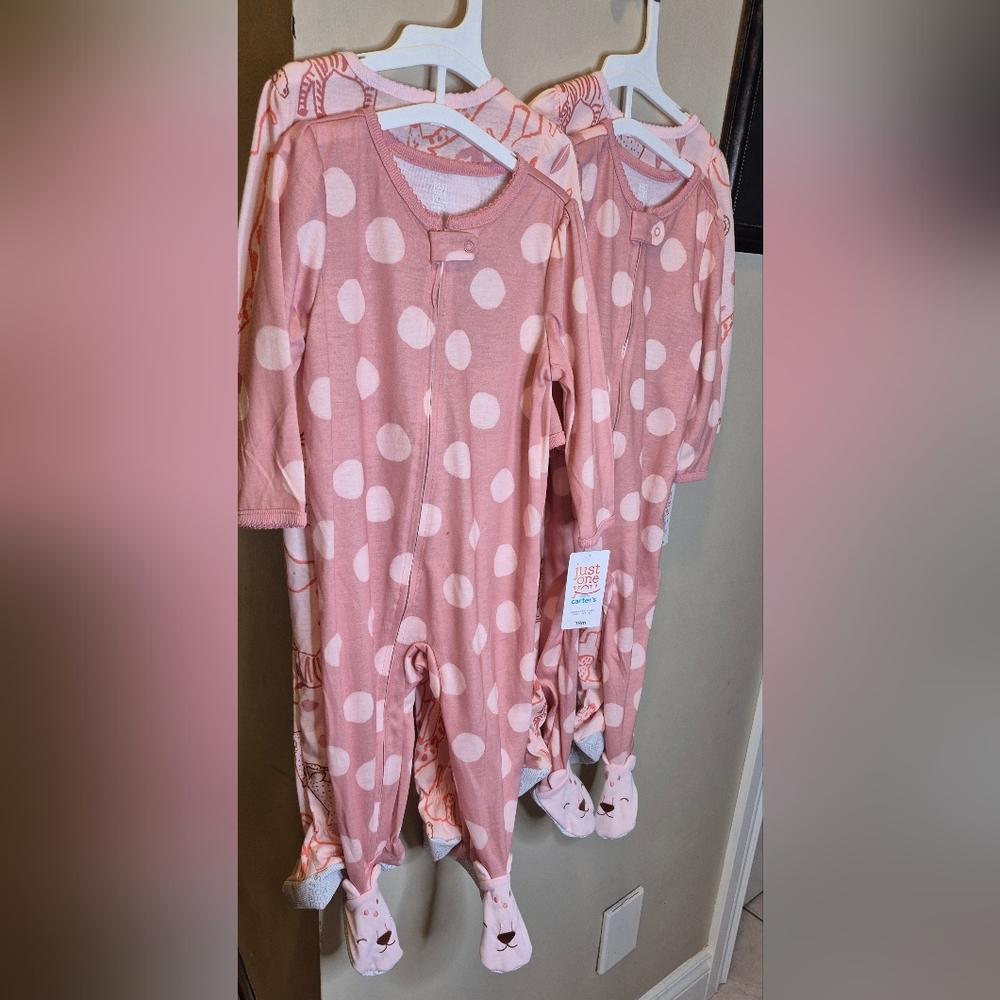 Pink Polka Dot Baby Onesie